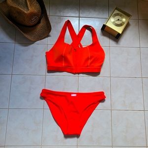 Orange bikini